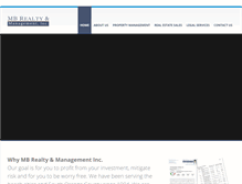 Tablet Screenshot of mbrealtymanagement.com